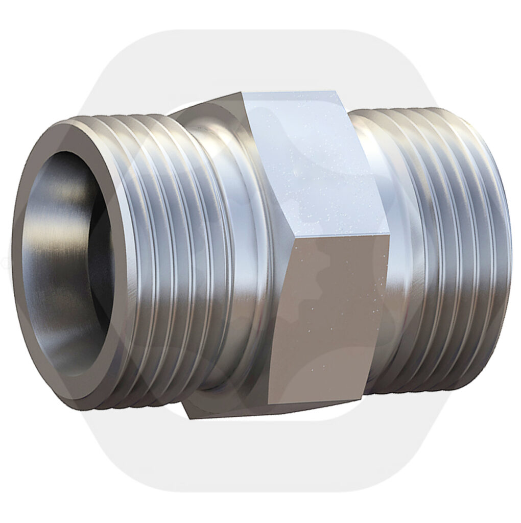 Rechte koppeling X-GV metrische buiendraad